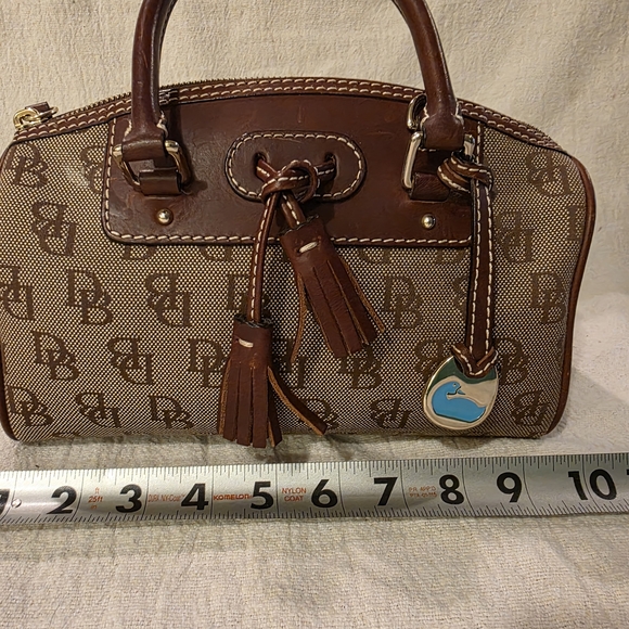 Dooney & Bourke Handbags - Dooney & Bourke Mini Domed Tassel Satchel HP261 WA-1975 Patch-ginghsm Lining